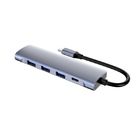 Superspeed 5 In 1 PD Port Multiple USB C HUB Adapter ABS Aluminum Alloy