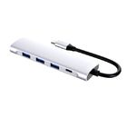 Superspeed 5 In 1 PD Port Multiple USB C HUB Adapter