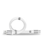 Self Winding Organizing Magnetic ROHS USB C Charging Cable