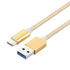 1 Meter Nickel Plated 3.1 Metal PD USB C Charging Cable
