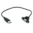 Customized Plug Data Charging 80cm USB Port Extension Cable