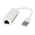White Network Card Micro Usb To Rj45 Ethernet Adapter