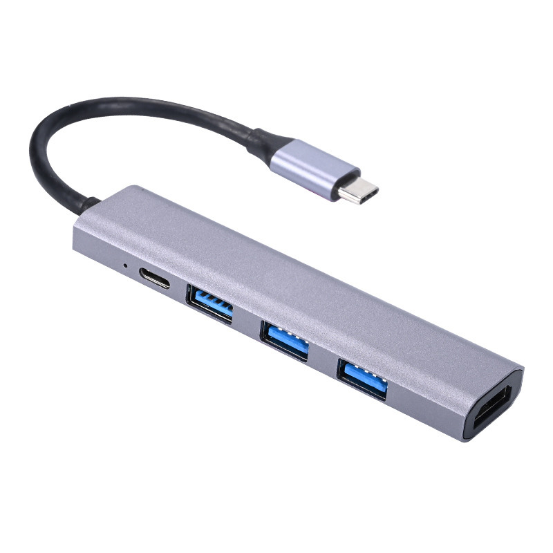 Usb C Multiport Hub Adapter  USB C To USB Hub With 100W PD, Uni (Slim&amp; Aluminum&amp; Nylon) USB Type C To USB Adapter